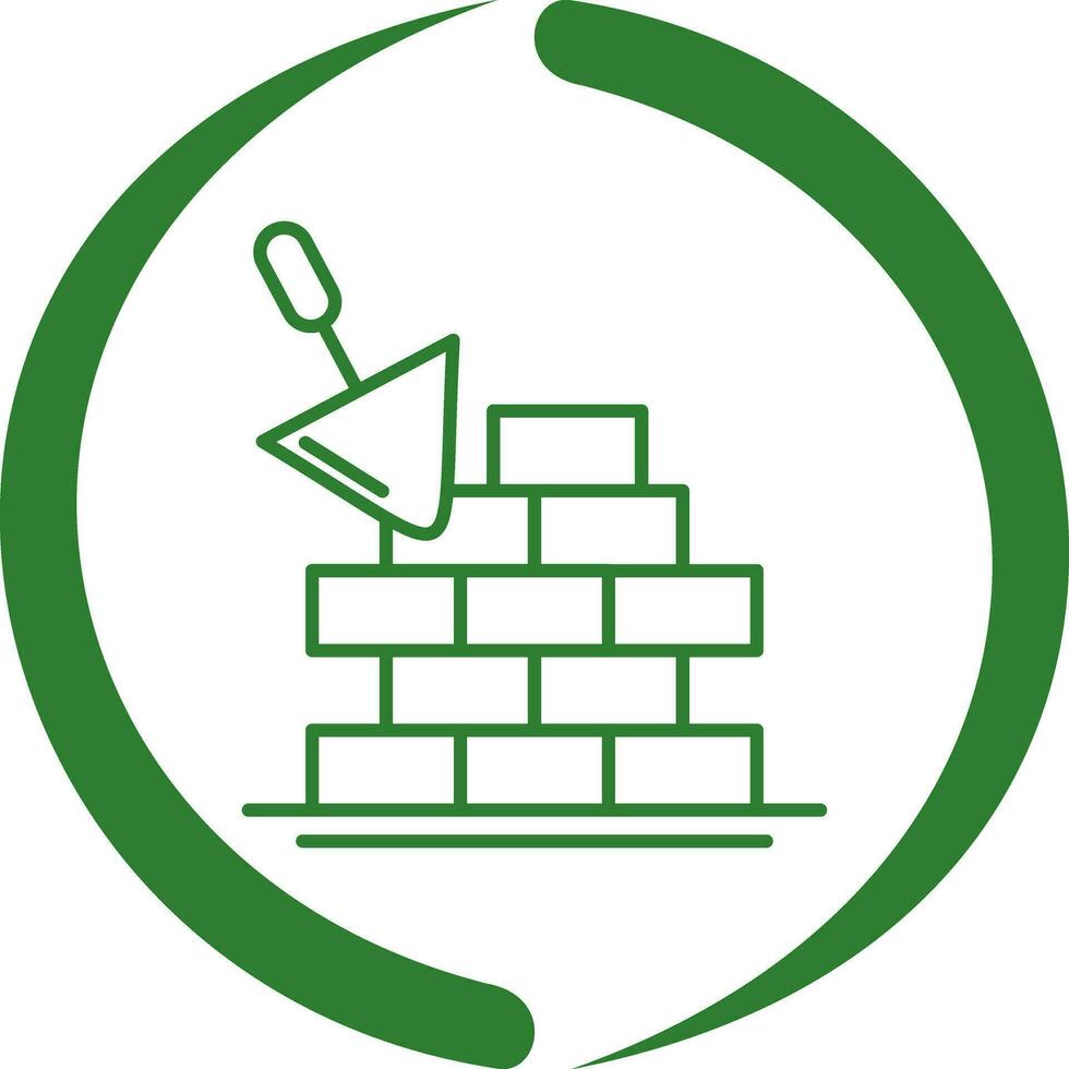 icône de vecteur de mur de briques