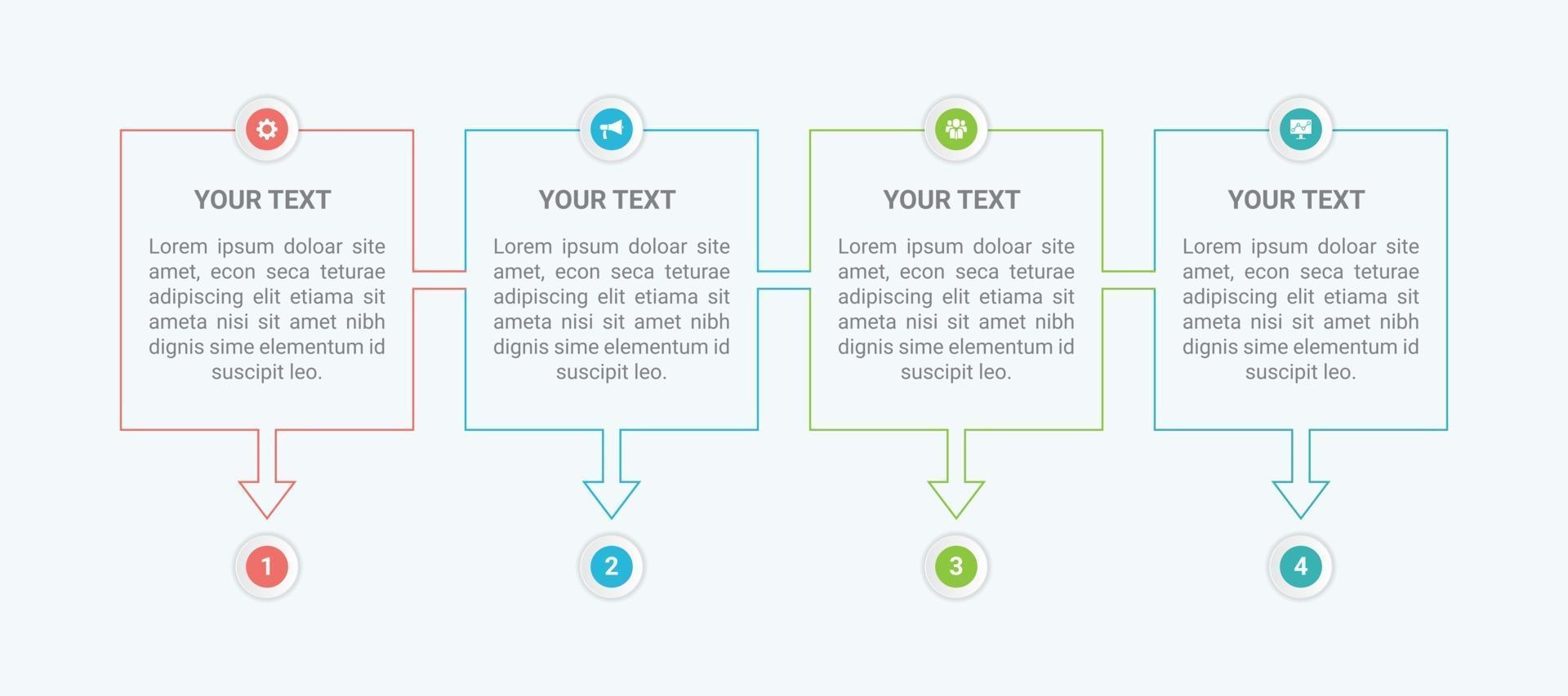 conception de modèle d'entreprise infographique vecteur