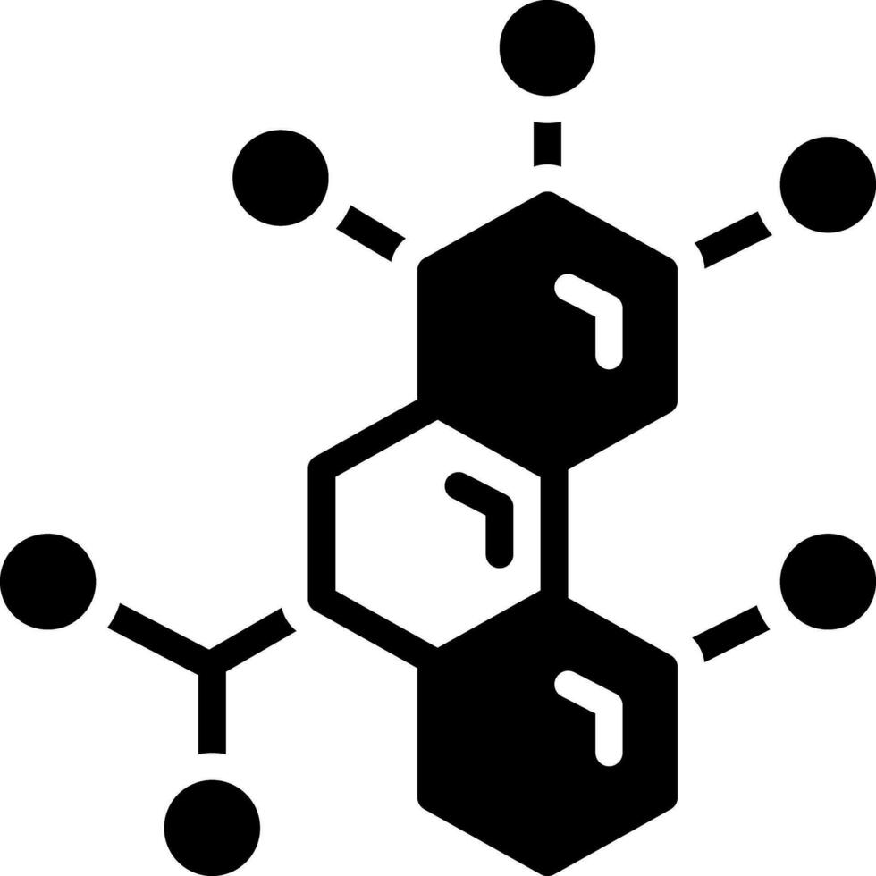 solide icône pour enzyme vecteur