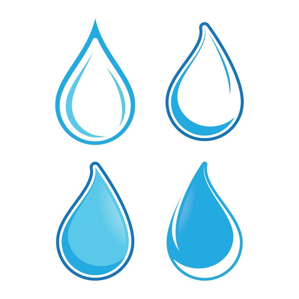 images de logo de goutte d'eau vecteur