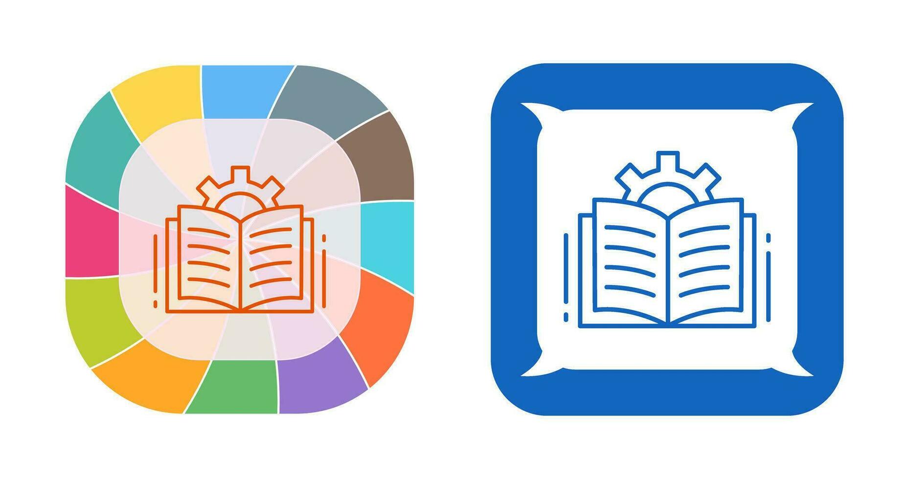 icône de vecteur de livre ouvert