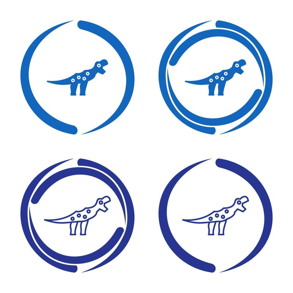 icône de vecteur de dinosaure