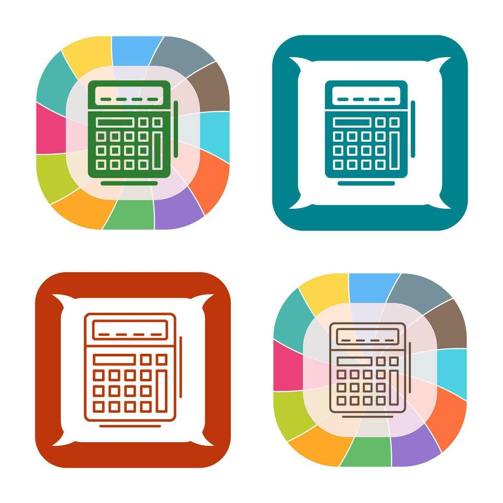 icône de vecteur de calculatrice