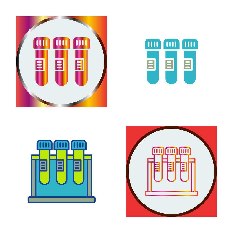 icône de vecteur de tube à essai