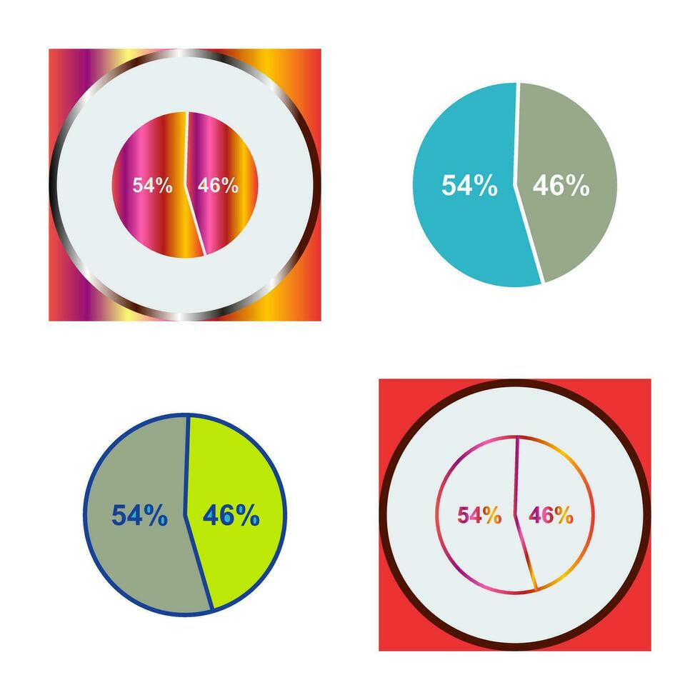 icône de vecteur de statistiques de candidat