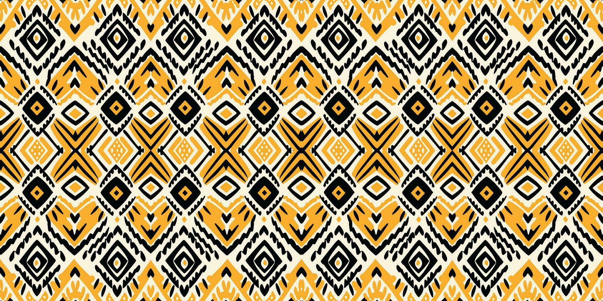 sans couture batik motif, sans couture tribal batik modèle, et sans couture coloré modèle ressembler ethnique bohème, aztèque, et ikat styles.designed pour utilisation dans papier peint, tissu, rideau, tapis, batik broderie vecteur