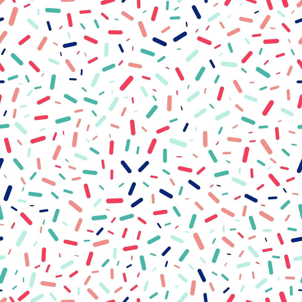 motif vectoriel de répétition sans couture de paillettes colorées