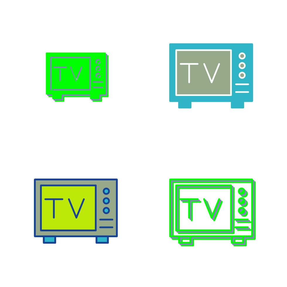 icône de vecteur de télévision