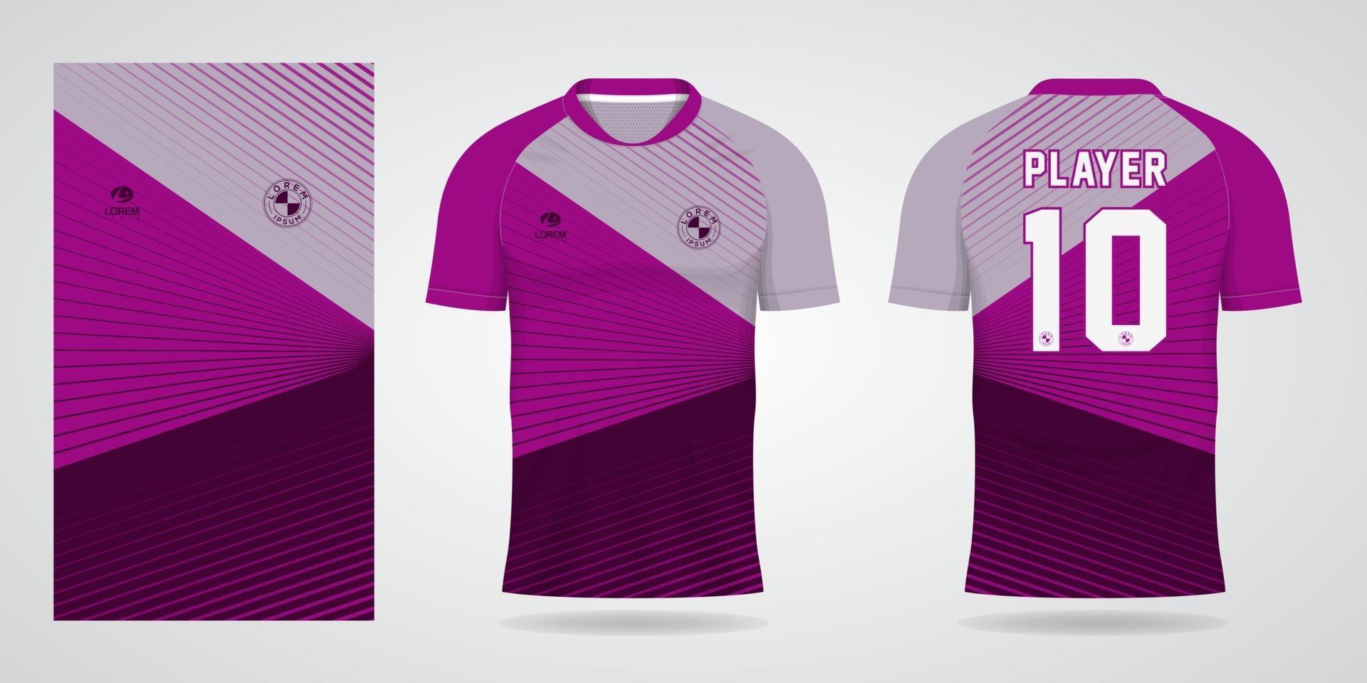 modèle de maillot de sport pour les uniformes d'équipe et la conception de t-shirt de football vecteur