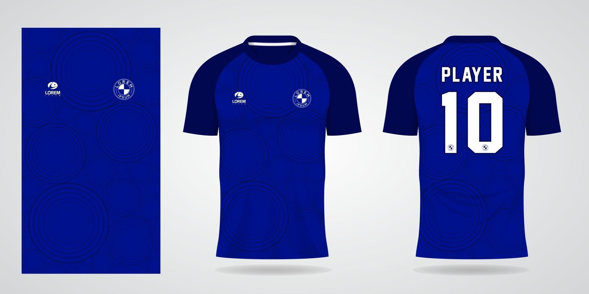 modèle de maillot de sport pour les uniformes d'équipe et la conception de t-shirt de football vecteur