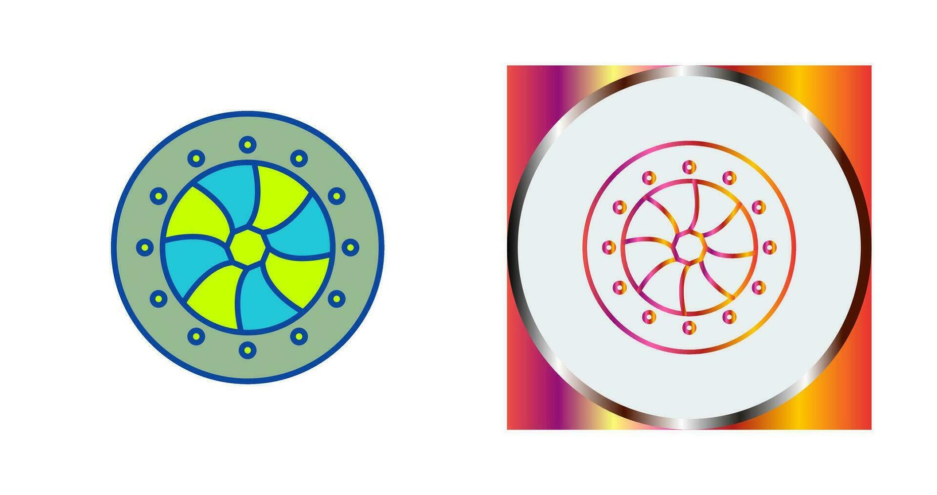 icône de vecteur de diaphragme optique unique