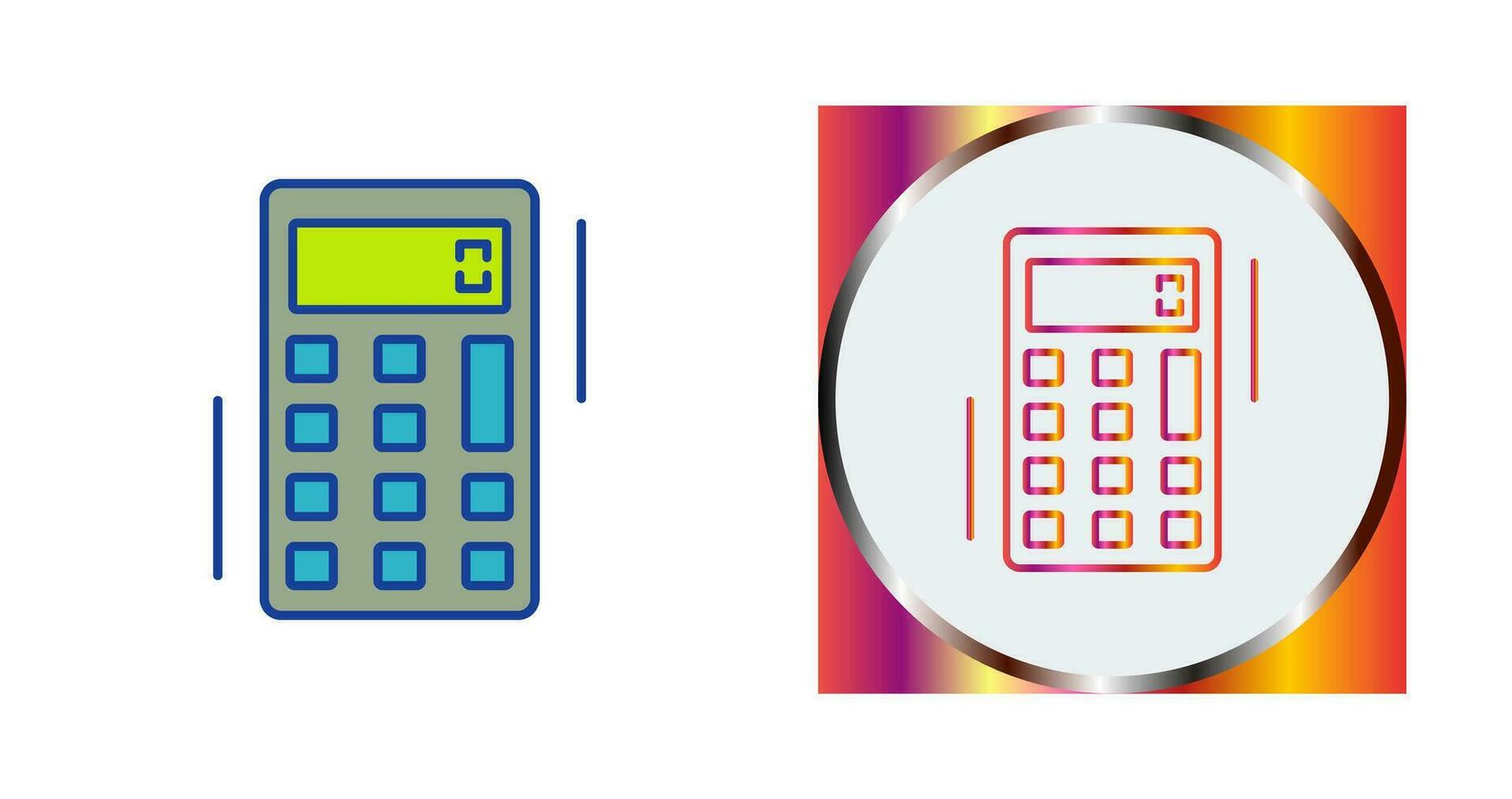 icône de vecteur de calculatrice