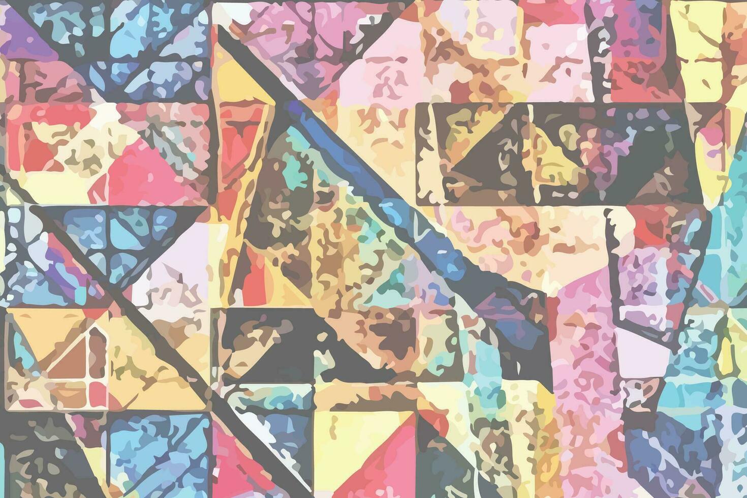 Triangles coloré rugueux conception fond d'écran Contexte vecteur