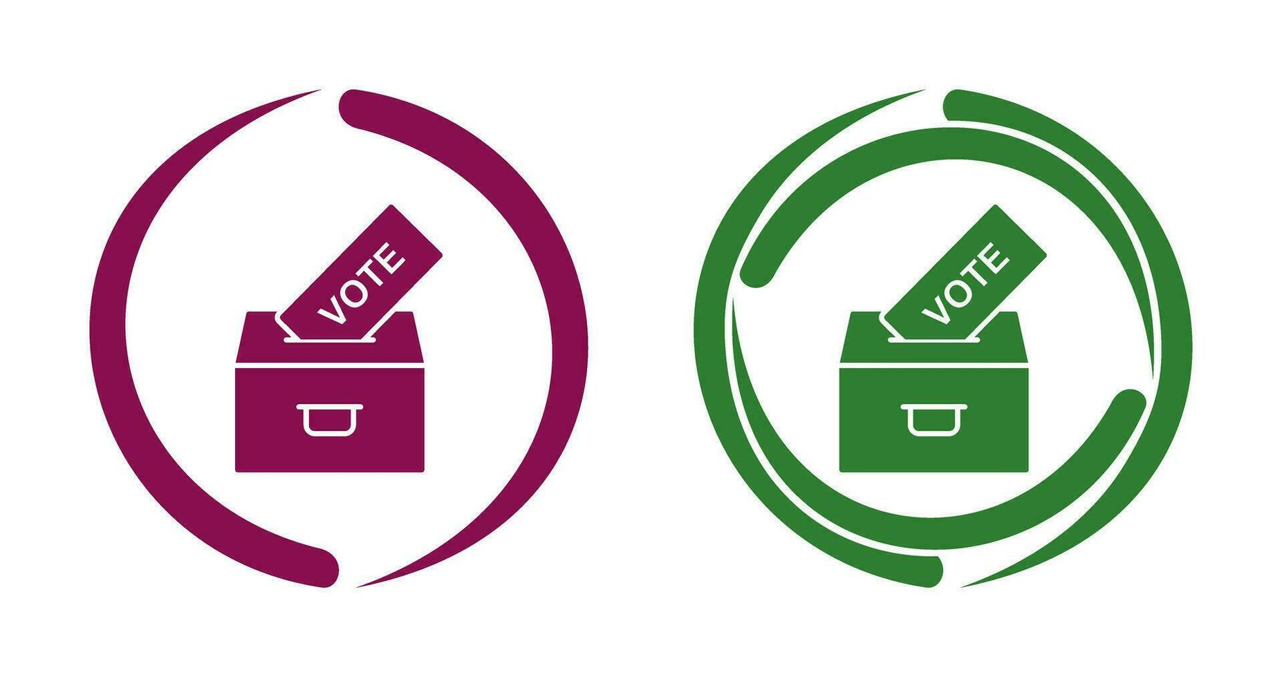 icône de vecteur de vote de casting