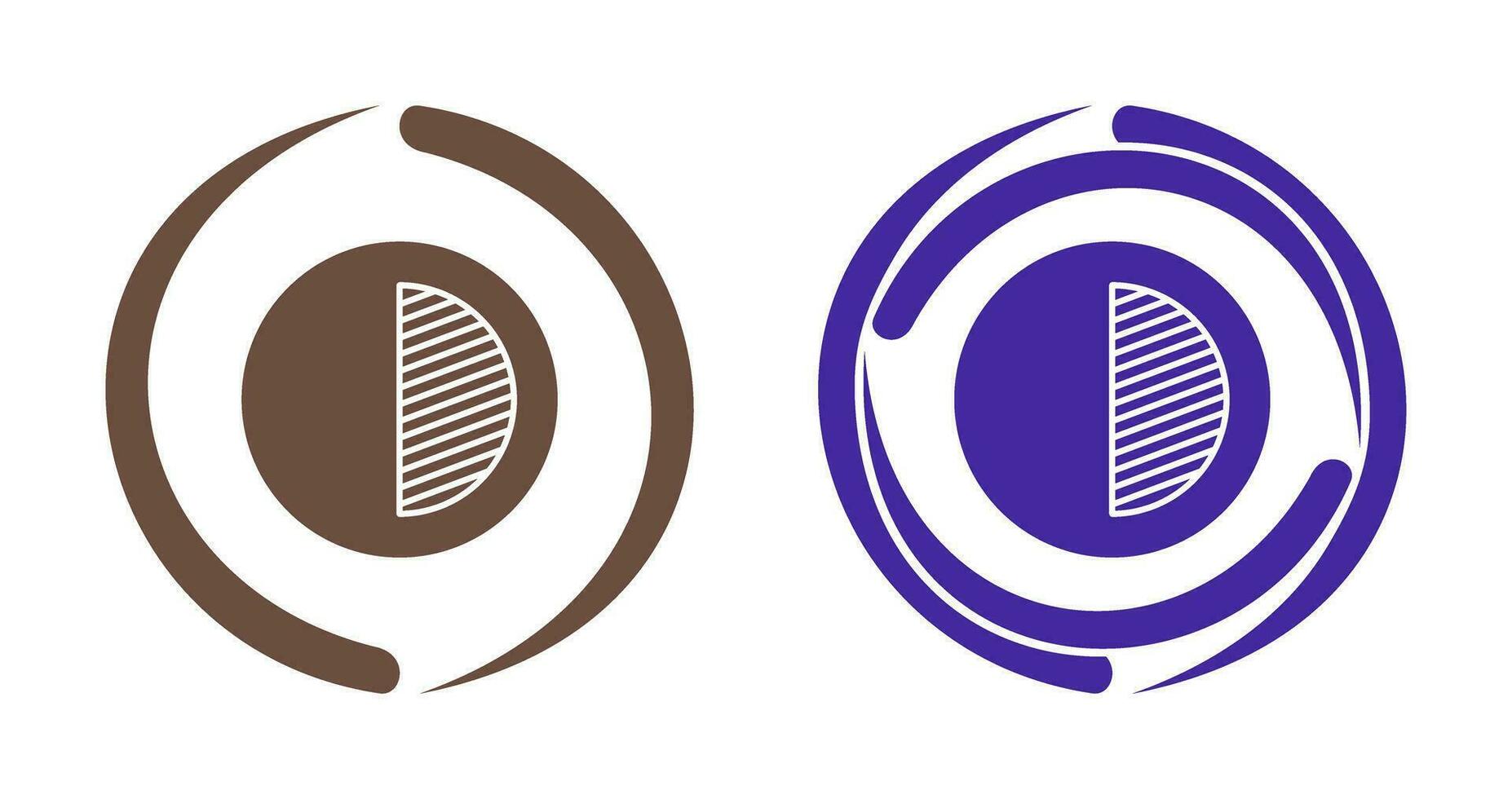 icône de vecteur de contraste unique