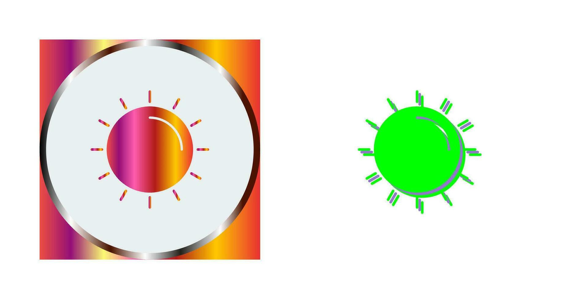 icône de vecteur de soleil