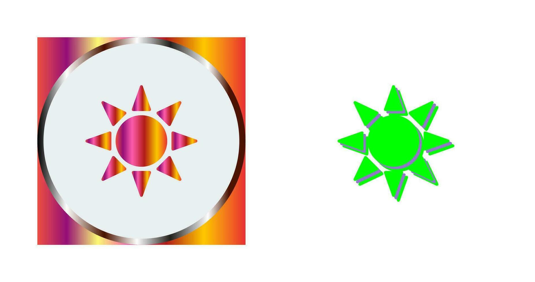 icône de vecteur de rayonnement uv