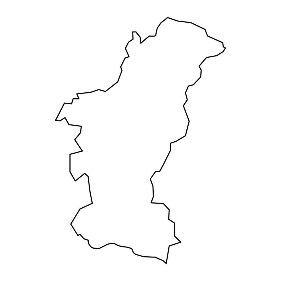 Julfa district carte, administratif division de Azerbaïdjan. vecteur