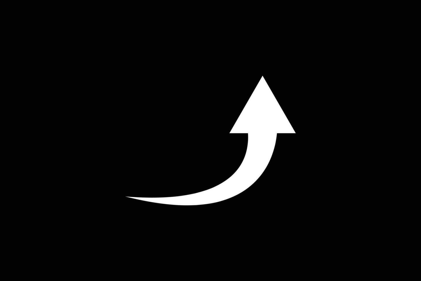La Flèche croissance branché vecteur logo conception