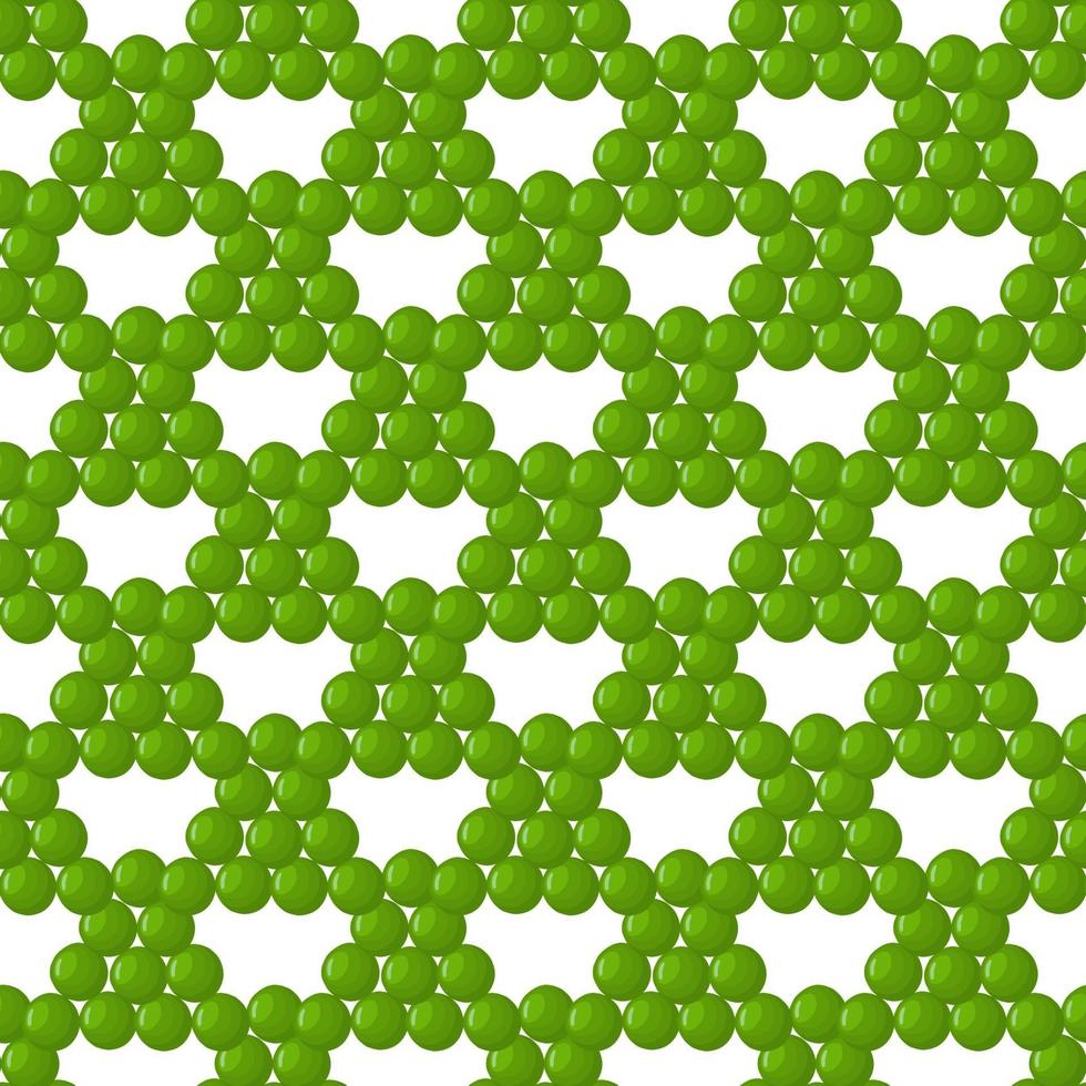 illustration sur le thème des pois verts motif lumineux vecteur