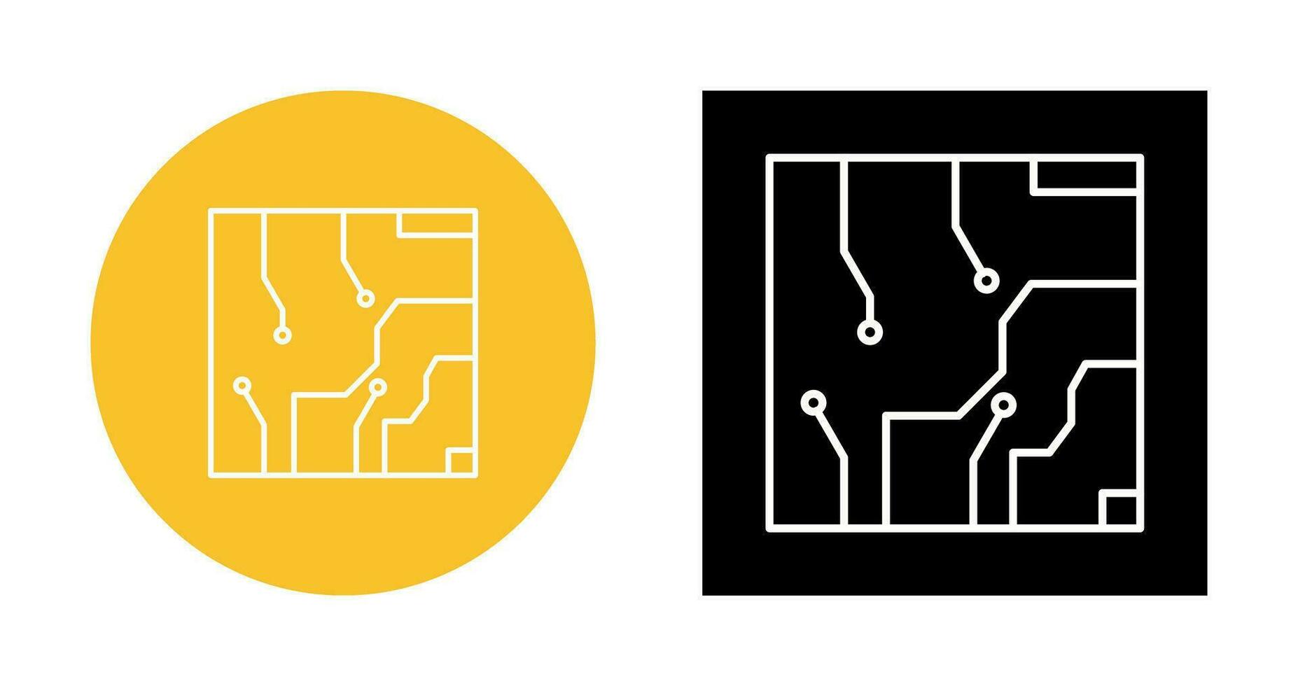 icône de vecteur de circuit électrique