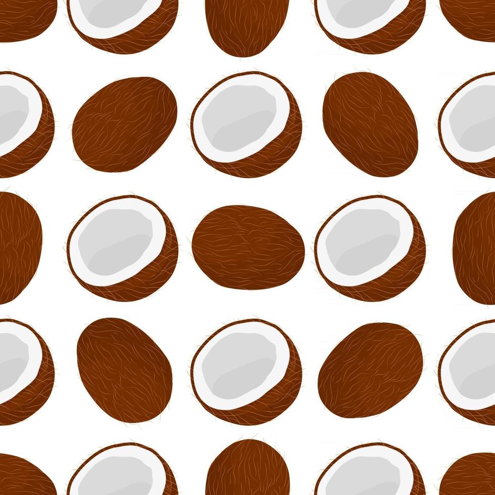 illustration sur le thème grosse noix de coco transparente colorée vecteur