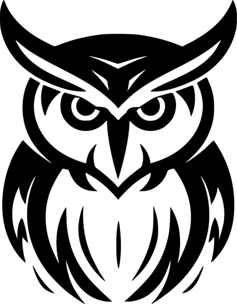 hibou - haute qualité vecteur logo - vecteur illustration idéal pour T-shirt graphique