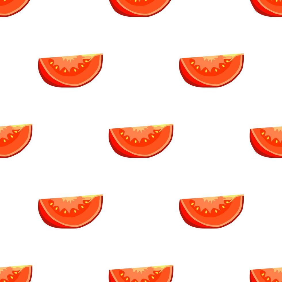 illustration sur le thème de la tomate rouge motif vecteur