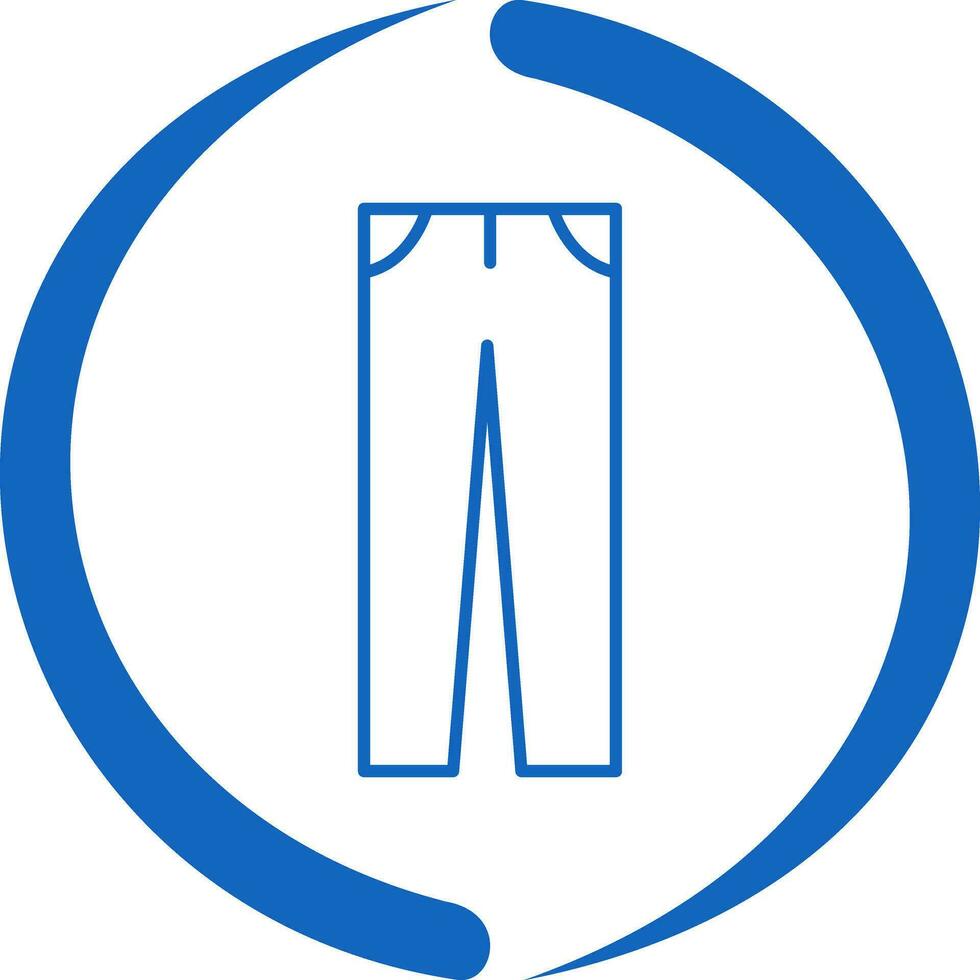 icône de vecteur de pantalon