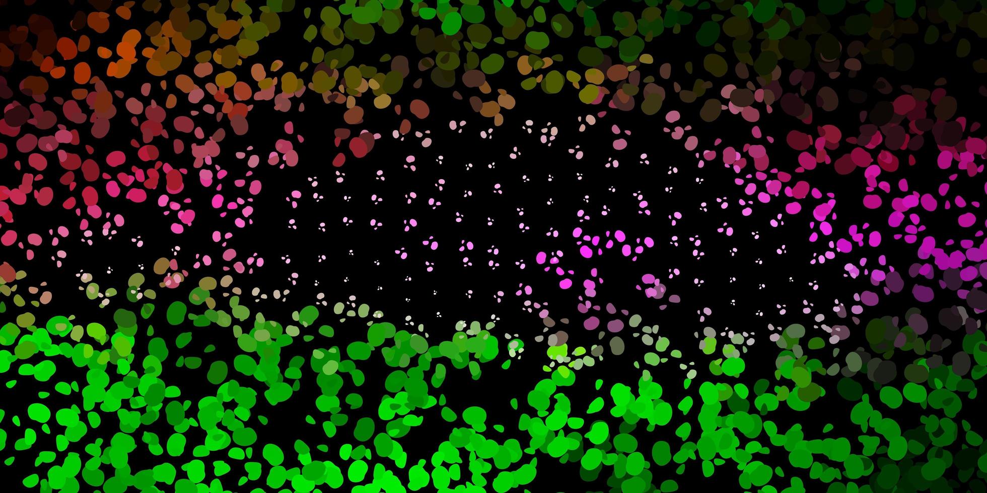 texture de vecteur rose foncé, vert avec des formes de memphis.