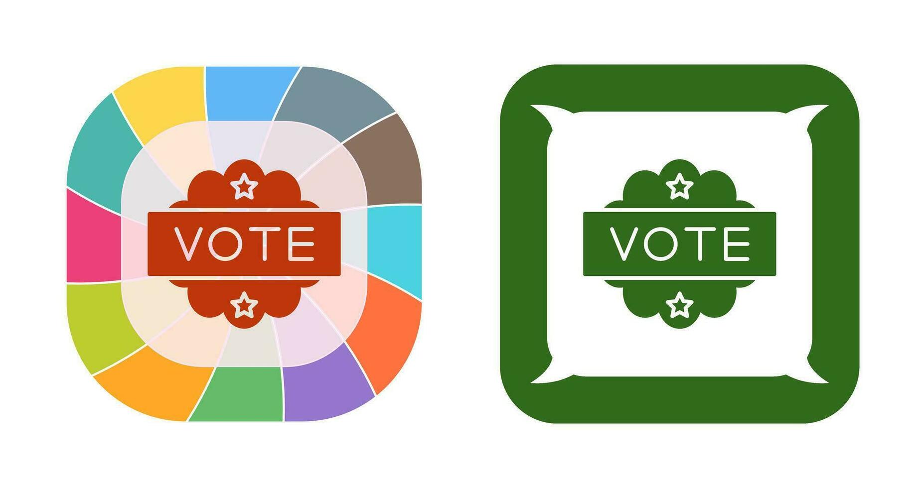 icône de vecteur de vote