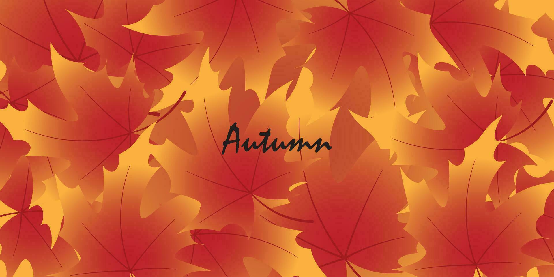 abstrait Contexte conception avec l'automne thème. vecteur