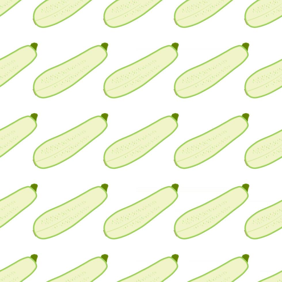 illustration sur le thème des courgettes motif lumineux vecteur