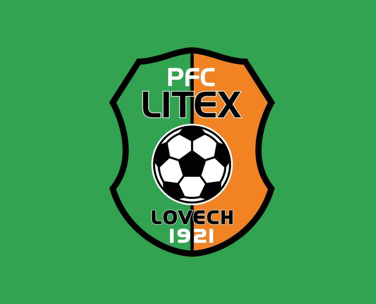 fc litex amourtch club logo symbole Bulgarie ligue Football abstrait conception vecteur illustration avec vert Contexte