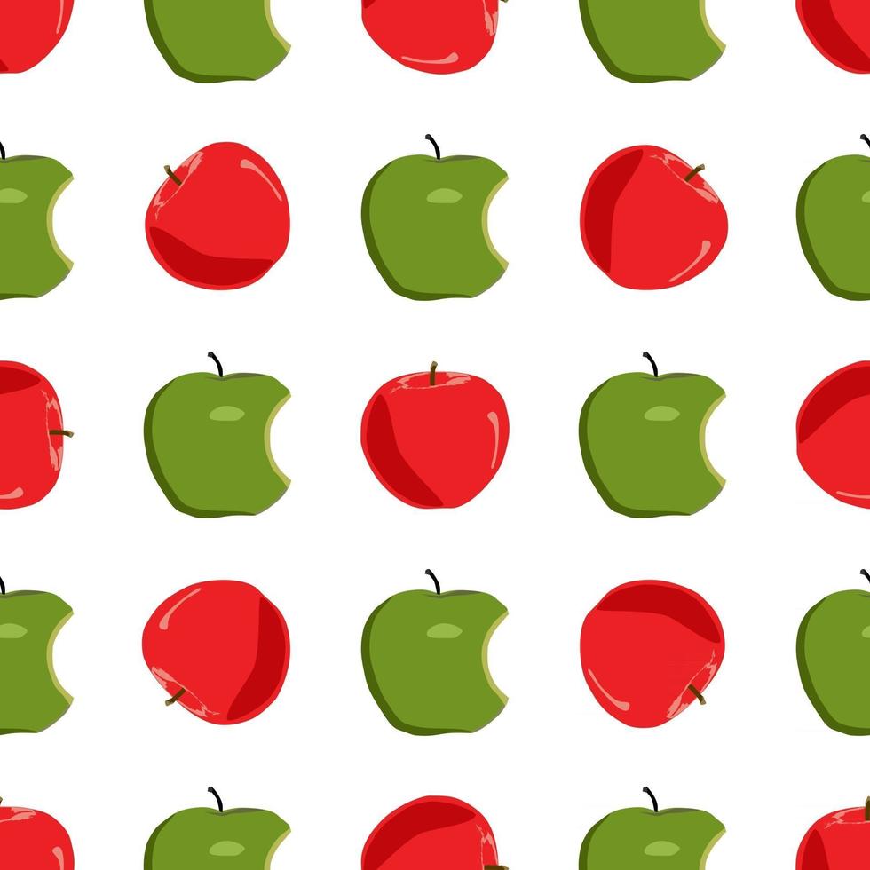 illustration sur le thème grosse pomme transparente colorée vecteur