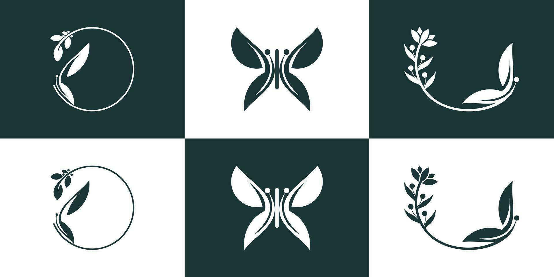 papillon logo conception élément vecteur avec moderne concept