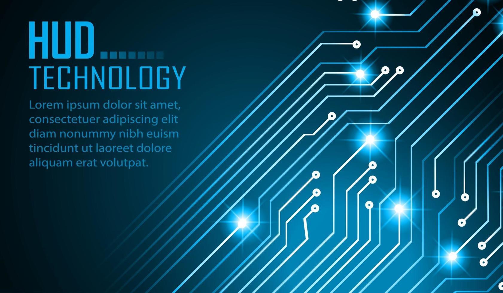 fond de concept de technologie future cyber circuit vecteur