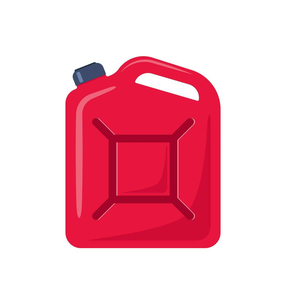 jerrycan. boîte pour essence, de l'essence et moteur huile. vecteur illustration.