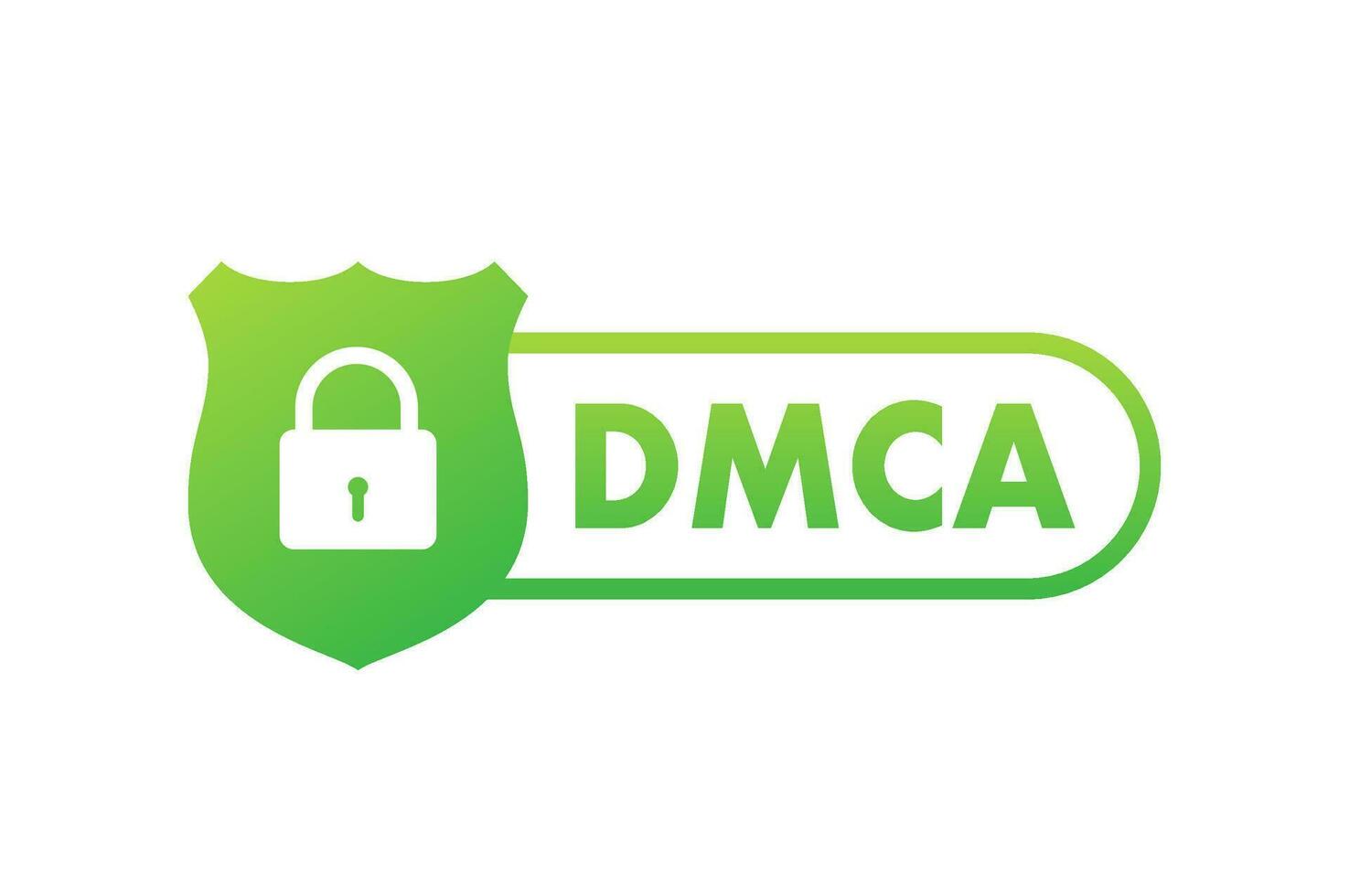 dmca numérique millénaire droits d'auteur loi. rédacteur publicitaire et pigiste. intellectuel propriété. vecteur Stock illustration