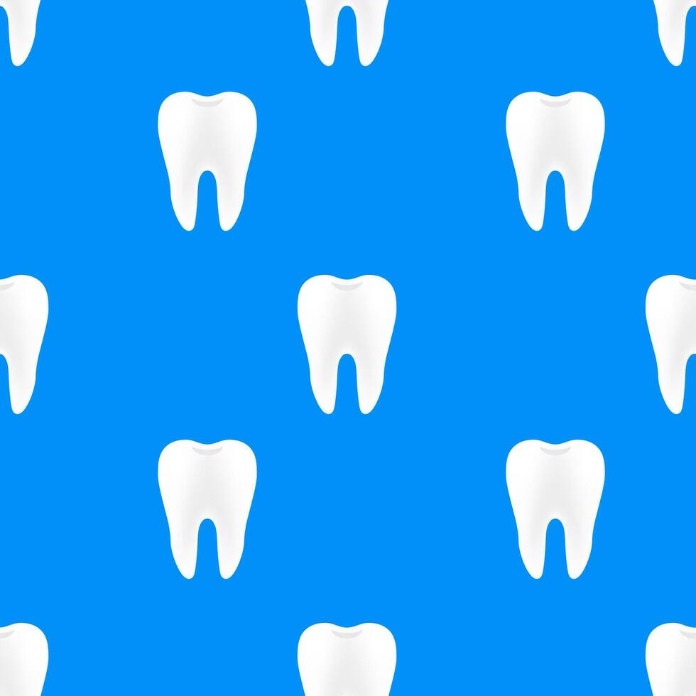 les dents modèle dentiste. en bonne santé dents. Humain dents. vecteur Stock illustration