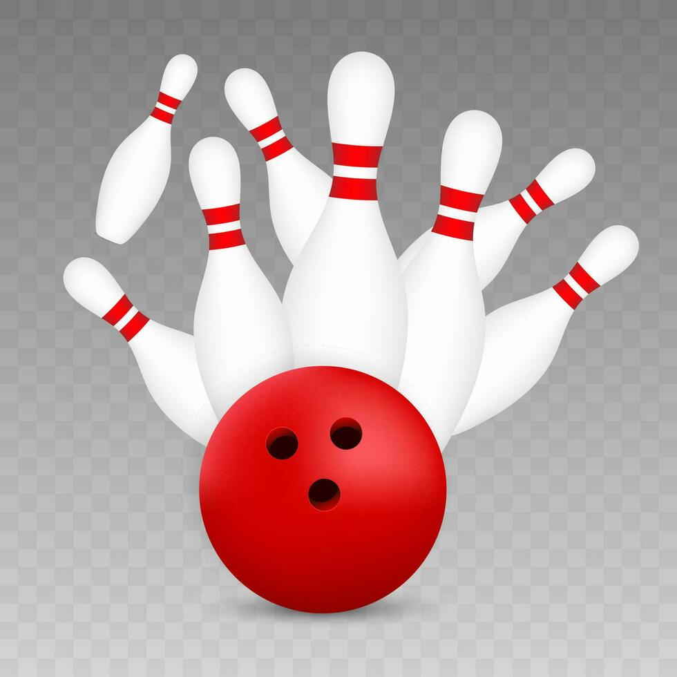 bowling affiche. bowling Jeu loisir concept. vecteur Stock illustration