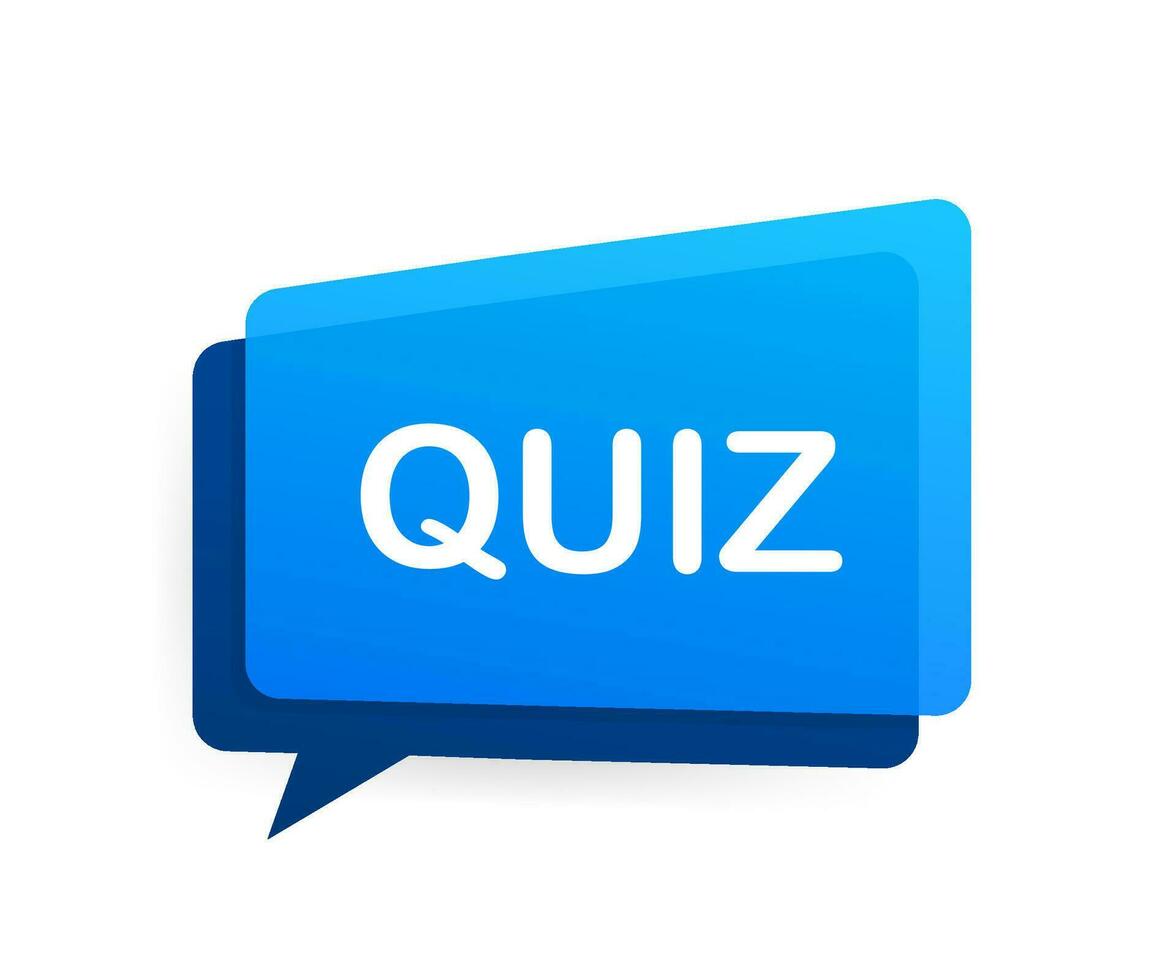 quiz logo avec horloge, concept de questionnaire spectacle chanter, quiz bouton, question concours. vecteur Stock illustration