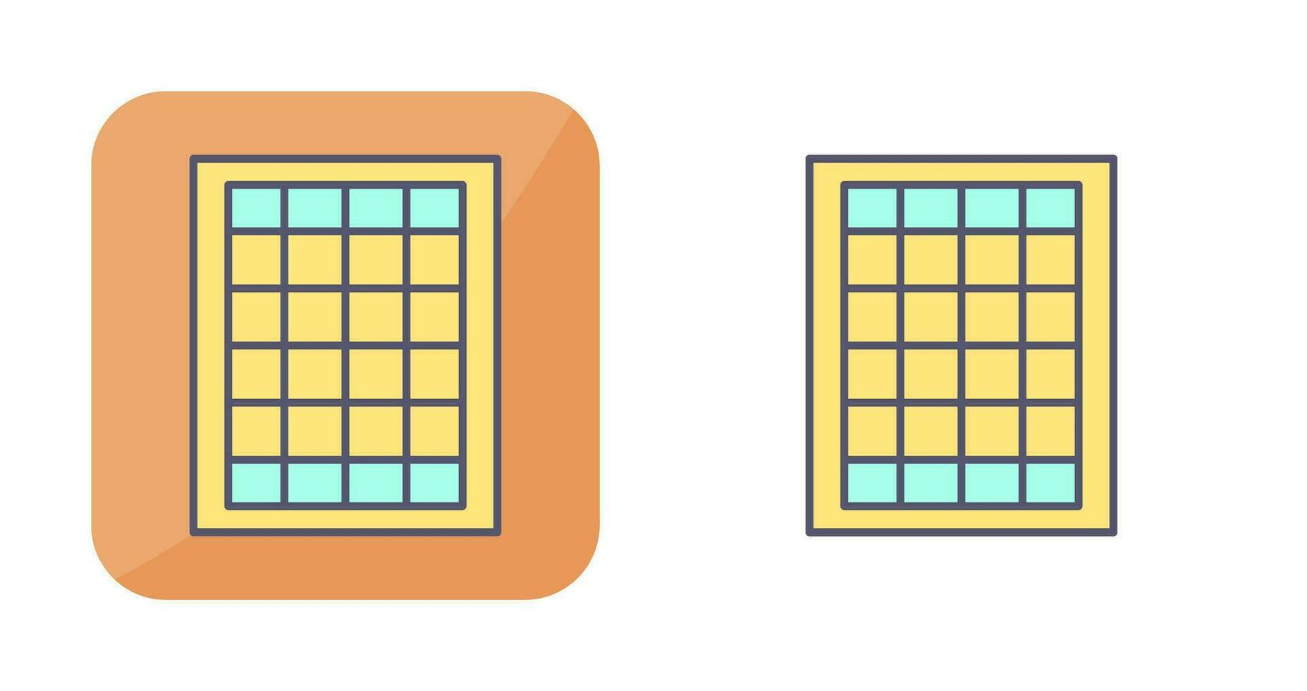 table des taux vecteur icône