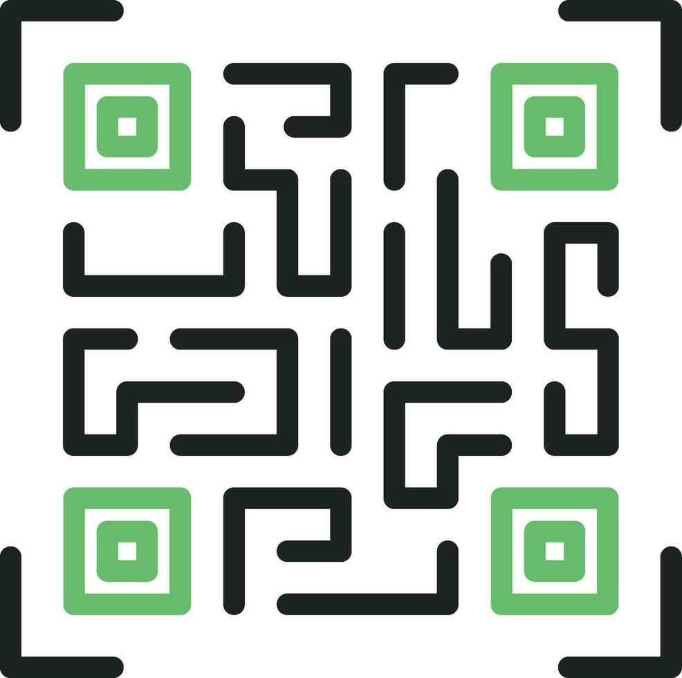 qr code icône vecteur image. adapté pour mobile applications, la toile applications et impression médias.