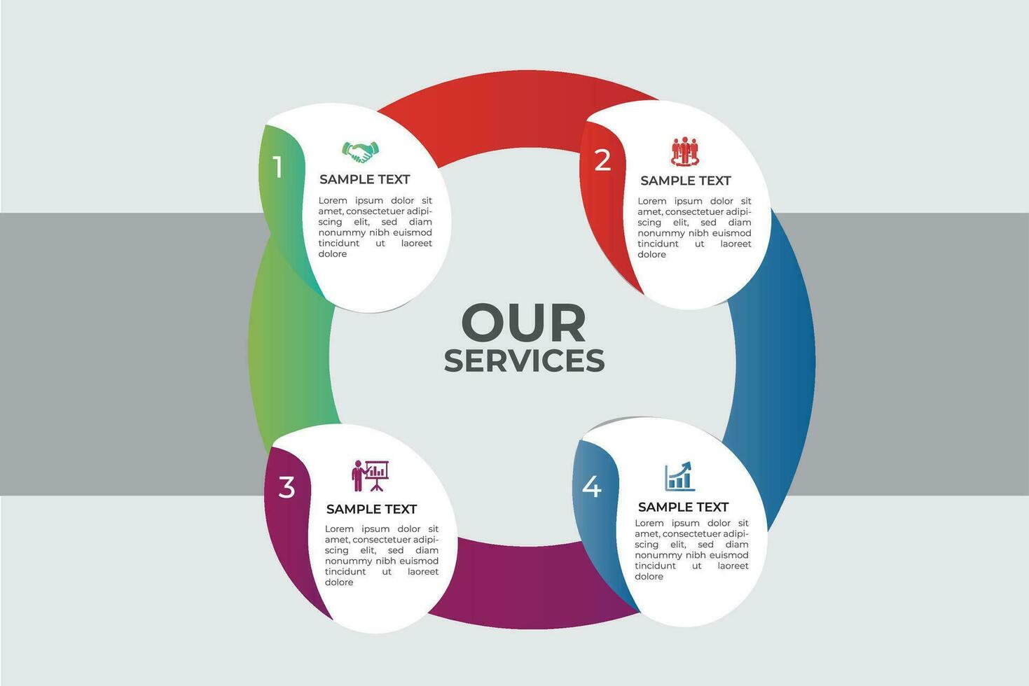 moderne entreprise infographie conception modèle. vecteur