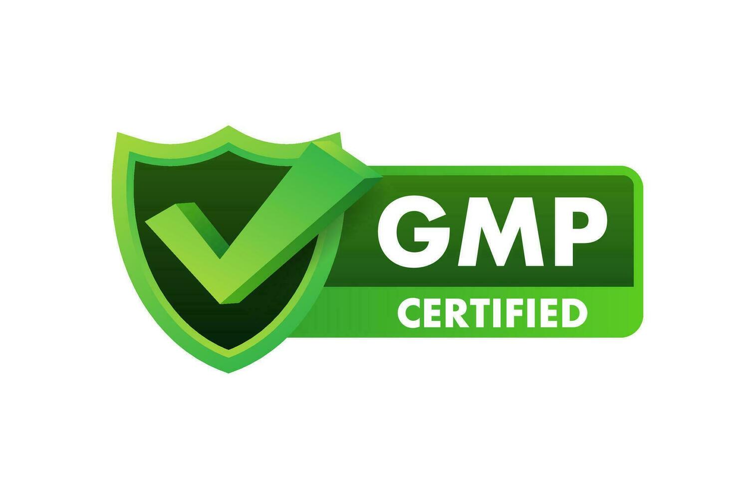 gmp bien fabrication entraine toi agréé rond timbre. vecteur Contexte. vecteur logo