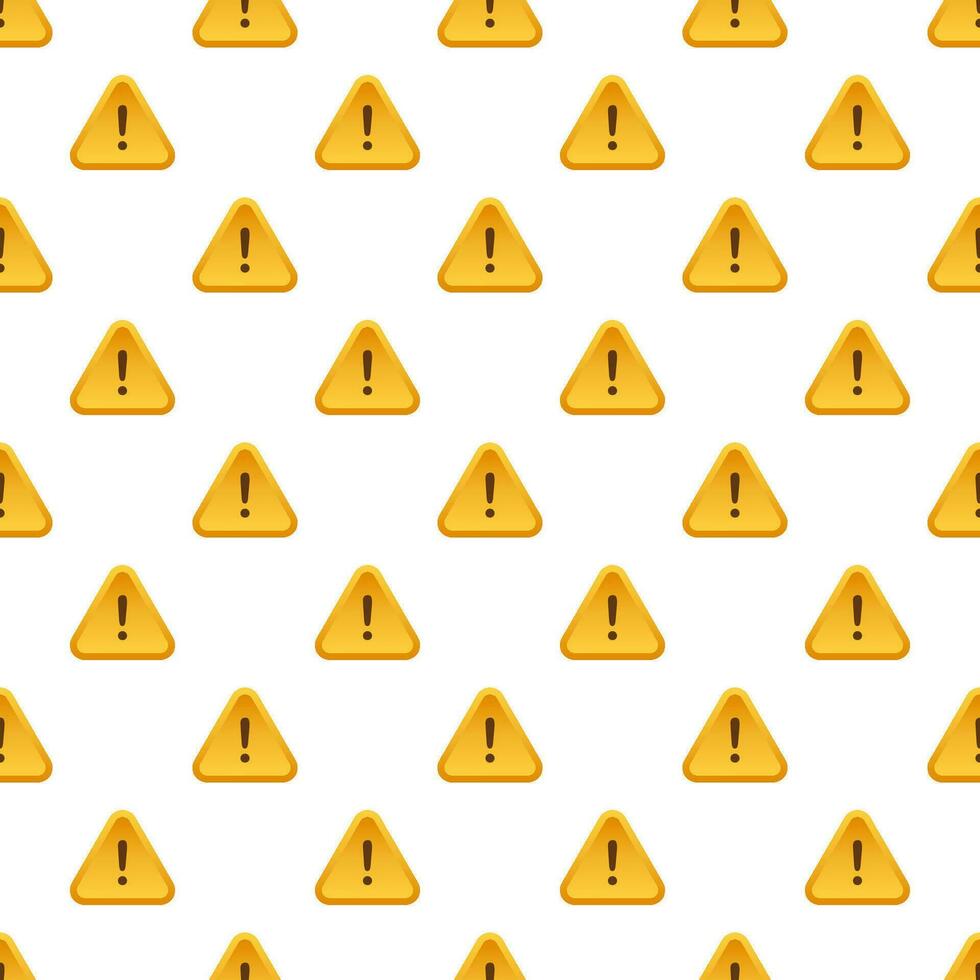 bannière avec Jaune arnaque alerte modèle. attention signe. cyber Sécurité icône. mise en garde avertissement signe autocollant. plat avertissement symbole. vecteur Stock illustration