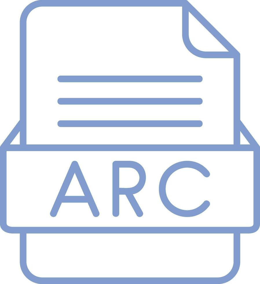 arc fichier format vecteur icône