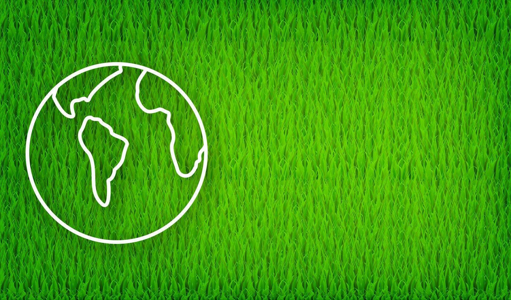 Terre globes ligne icône isolé sur blanc Contexte. plat planète Terre icône. vecteur Stock illustration