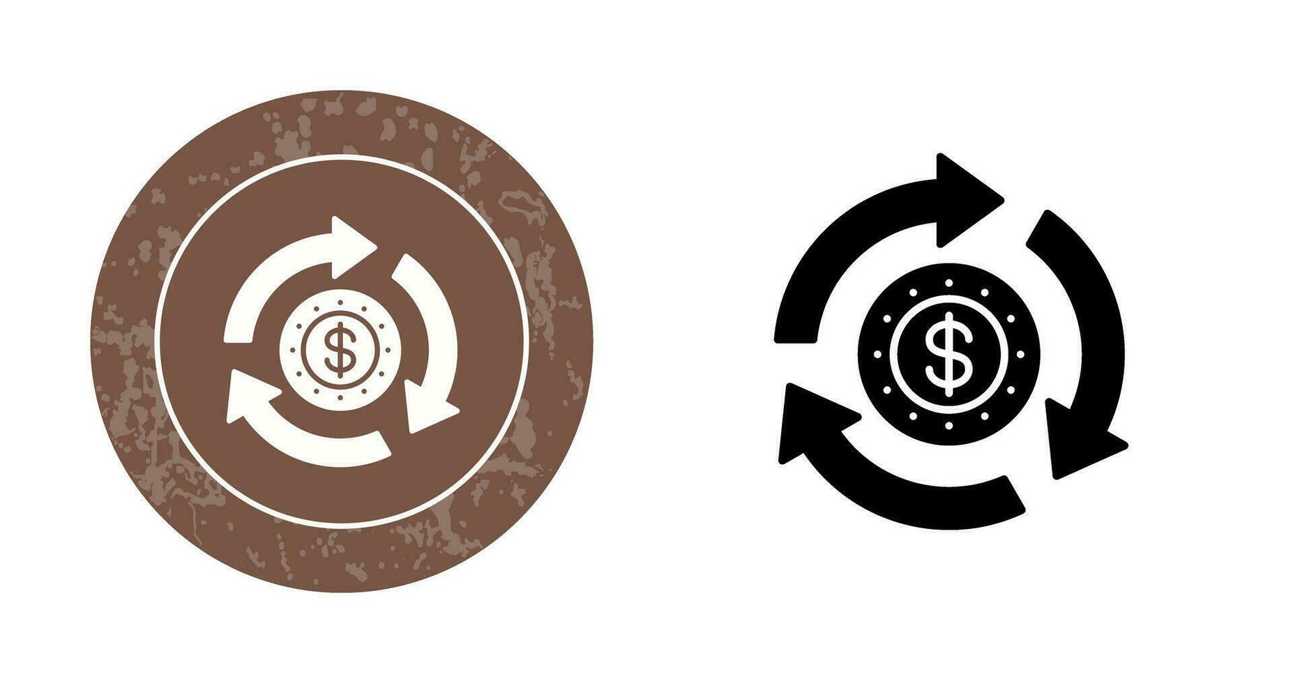 icône de vecteur de chiffre d'affaires